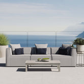 Saybrook Outdoor Patio Upholstered 3-Piece Sectional Sofa Modway Model: eei-4379
